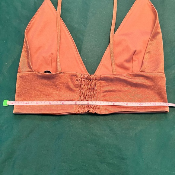 Zara Metallic Bra Top Womens Size Small - Picture 5 of 8